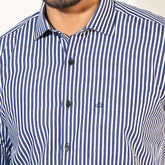 Shirt:Full Sleeve_Regular Fit_Stripek_347#1